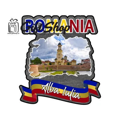 Alba iulia, romania, magnet frigider  mgs165